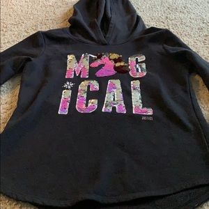 Girls Justice hoodie sz 12